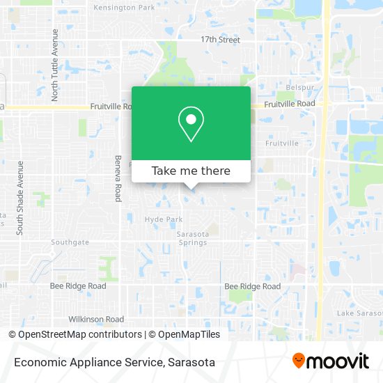 Mapa de Economic Appliance Service