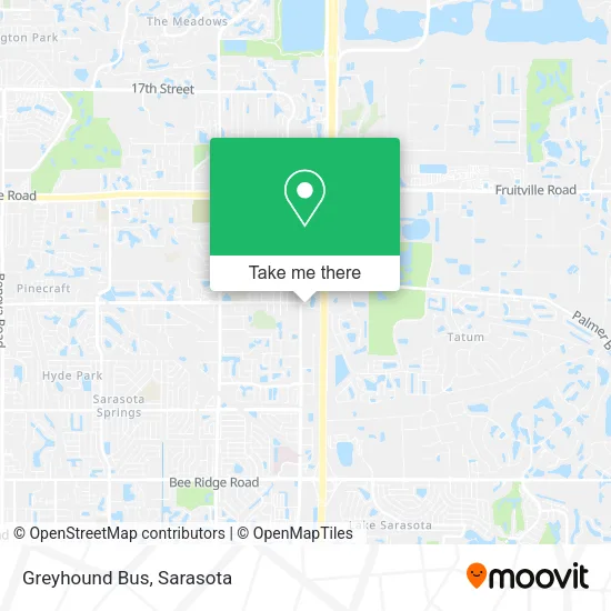 Greyhound Bus map