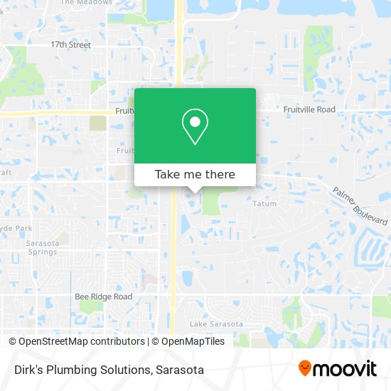 Dirk's Plumbing Solutions map
