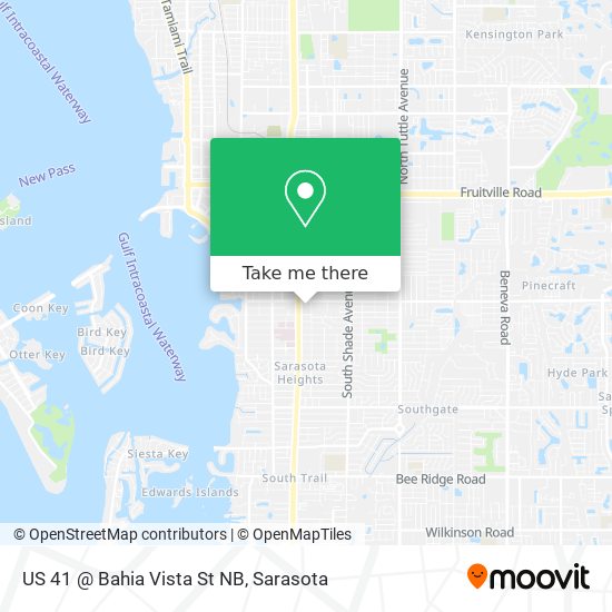 Mapa de US 41 @ Bahia Vista St NB