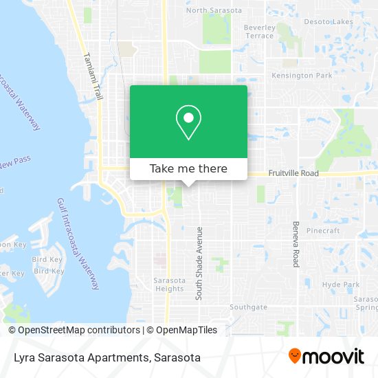 Lyra Sarasota Apartments map