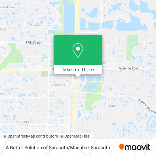 Mapa de A Better Solution of Sarasota / Manatee