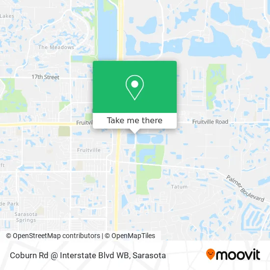 Coburn Rd @ Interstate Blvd WB map