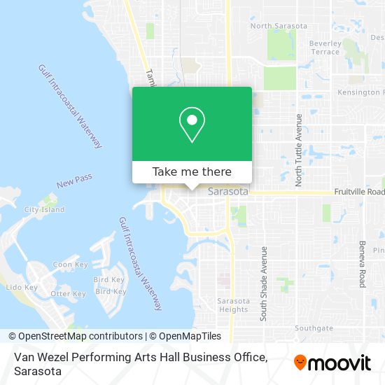 Mapa de Van Wezel Performing Arts Hall Business Office
