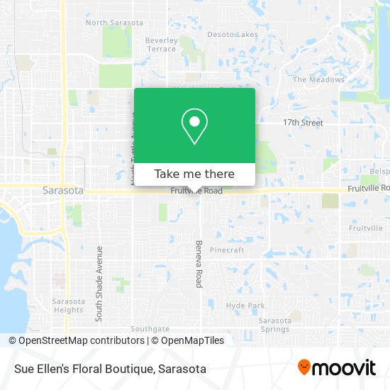 Sue Ellen's Floral Boutique map