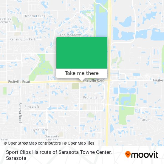 Sport Clips Haircuts of Sarasota Towne Center map