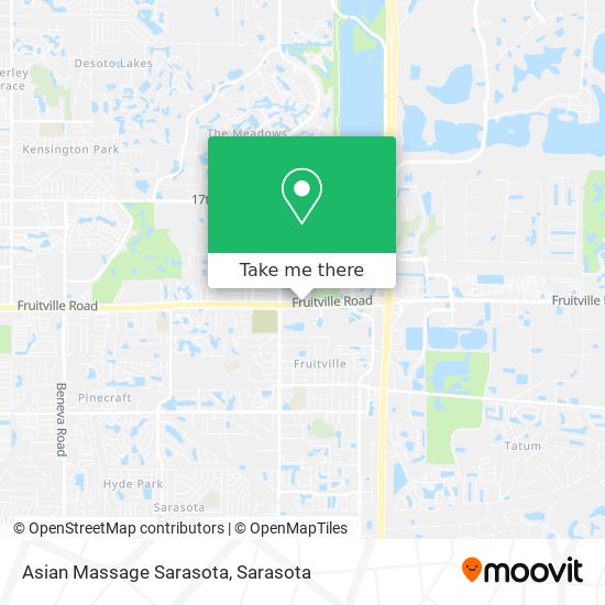 Asian Massage Sarasota map