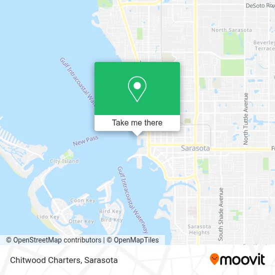 Chitwood Charters map