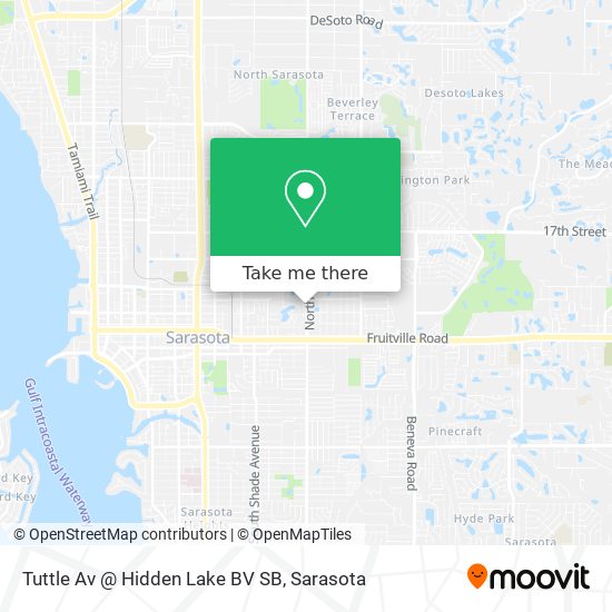 Mapa de Tuttle Av @ Hidden Lake BV SB