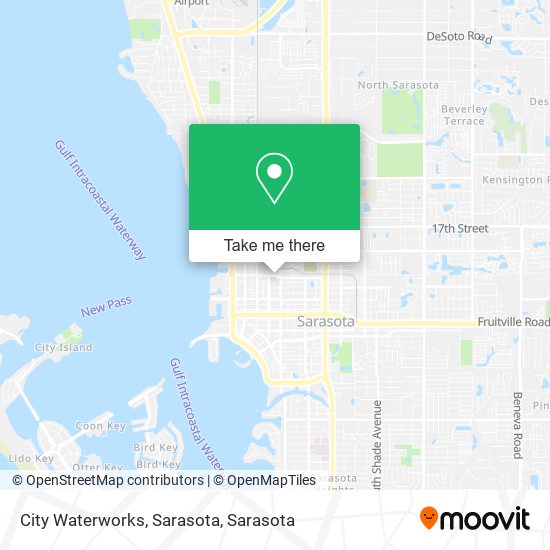 City Waterworks, Sarasota map