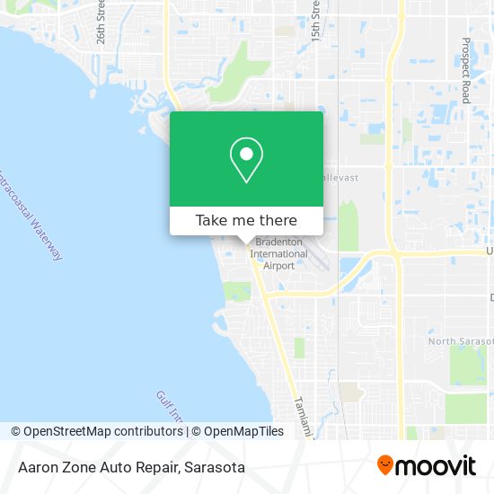 Mapa de Aaron Zone Auto Repair