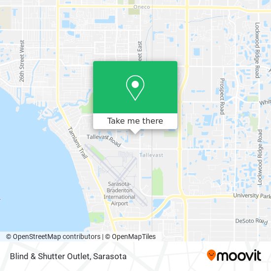 Mapa de Blind & Shutter Outlet