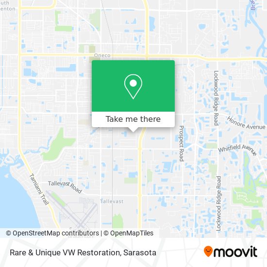 Mapa de Rare & Unique VW Restoration