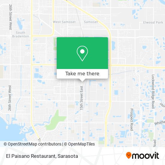 El Paisano Restaurant map