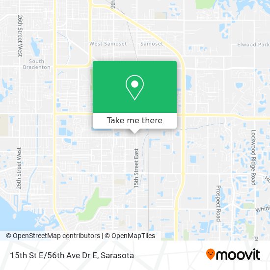 Mapa de 15th St E/56th Ave Dr E