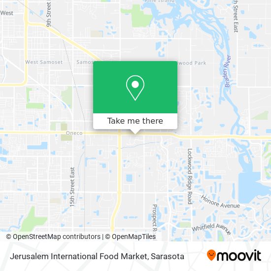 Jerusalem International Food Market map