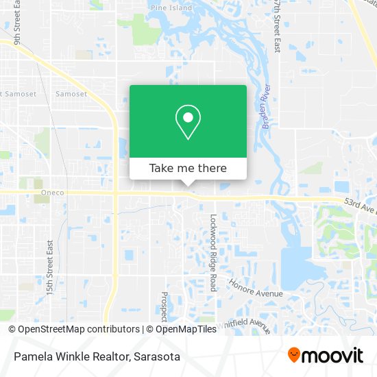 Pamela Winkle Realtor map