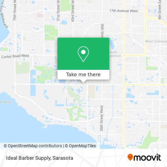 Ideal Barber Supply map