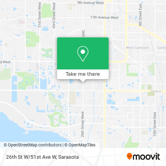 26th St W/51st Ave W map