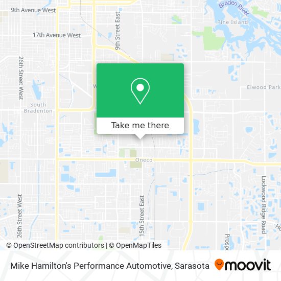 Mike Hamilton's Performance Automotive map