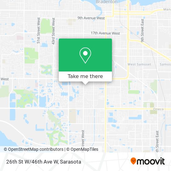 Mapa de 26th St W/46th Ave W