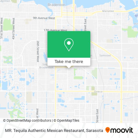 MR. Tequila Authentic Mexican Restaurant map