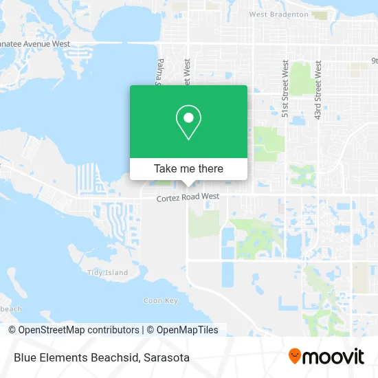 Blue Elements Beachsid map