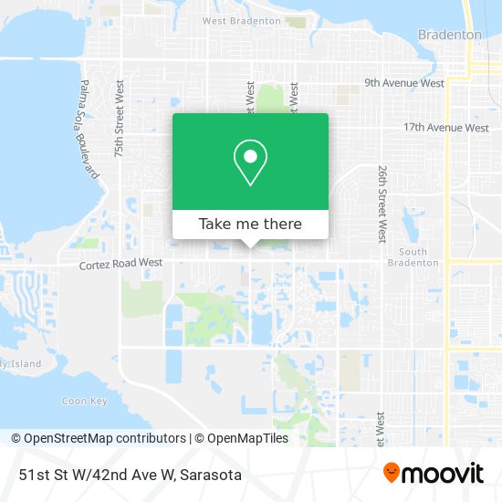 51st St W/42nd Ave W map
