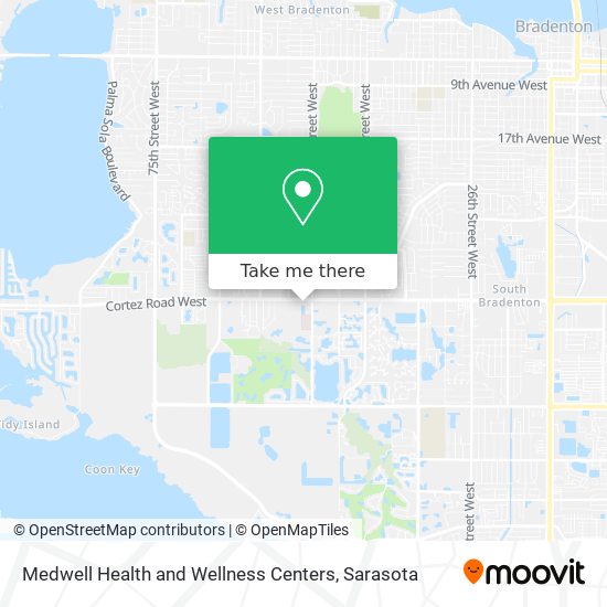 Mapa de Medwell Health and Wellness Centers