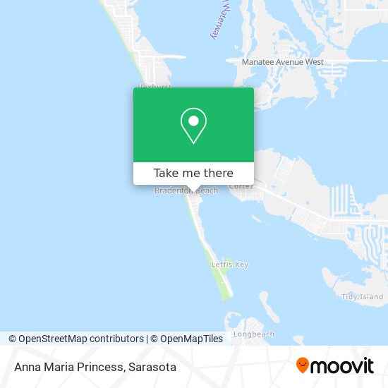 Mapa de Anna Maria Princess