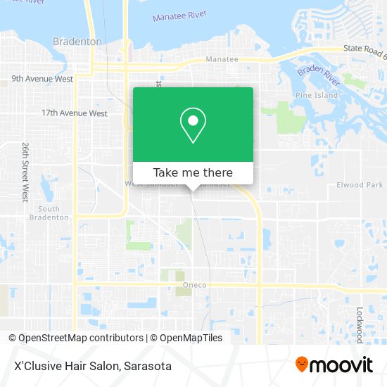 Mapa de X'Clusive Hair Salon