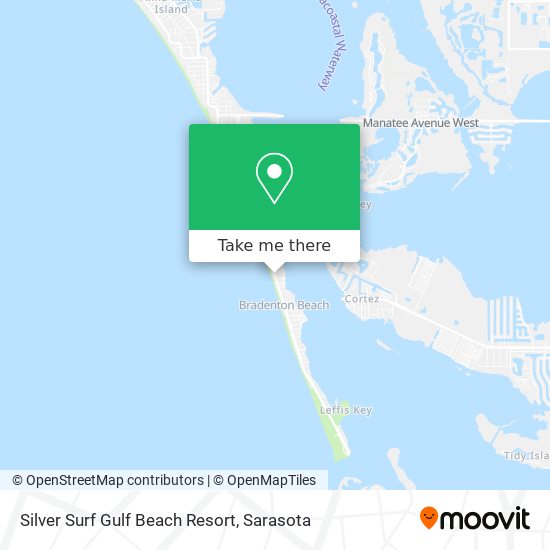 Silver Surf Gulf Beach Resort map