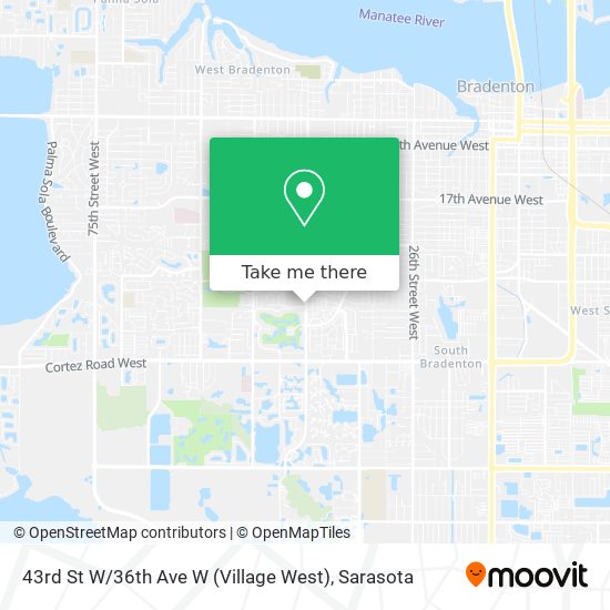 43rd St W / 36th Ave W (Village West) map