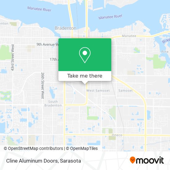 Cline Aluminum Doors map
