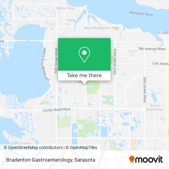Bradenton Gastroenterology map