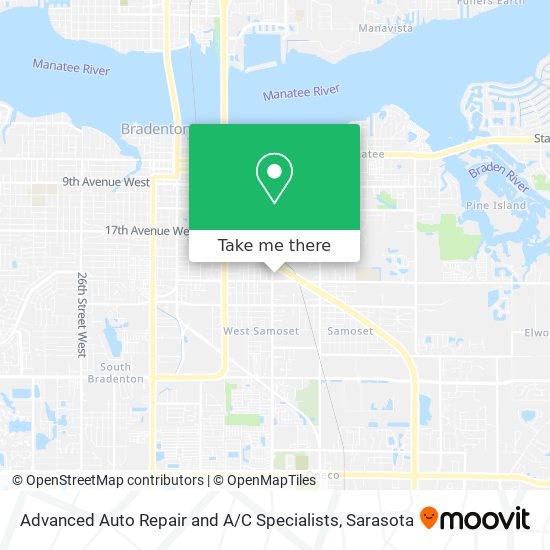 Advanced Auto Repair and A / C Specialists map