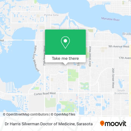 Dr Harris Silverman Doctor of Medicine map