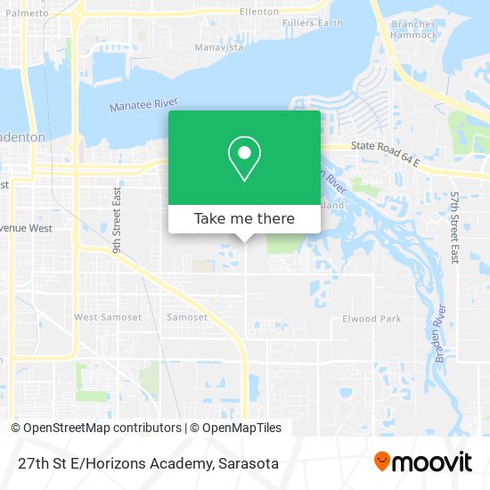 Mapa de 27th St E/Horizons Academy