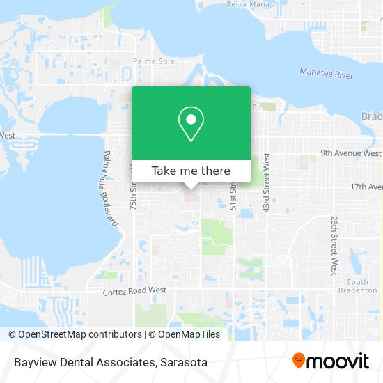 Bayview Dental Associates map