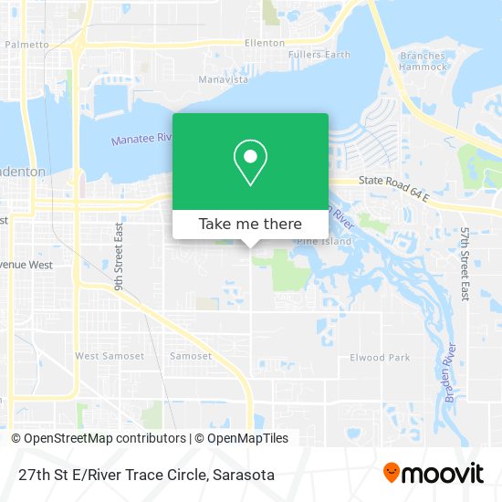 27th St E/River Trace Circle map