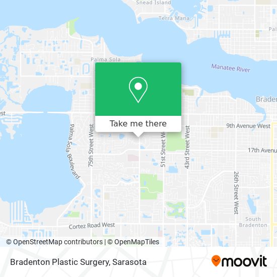 Mapa de Bradenton Plastic Surgery