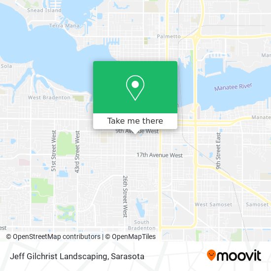 Mapa de Jeff Gilchrist Landscaping