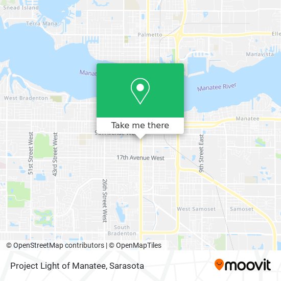 Project Light of Manatee map