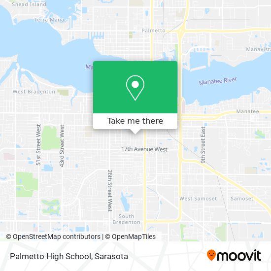 Mapa de Palmetto High School