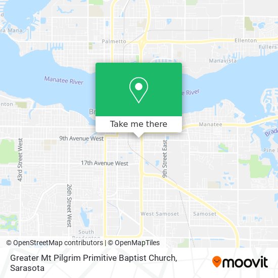 Greater Mt Pilgrim Primitive Baptist Church map