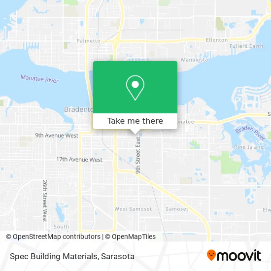 Spec Building Materials map