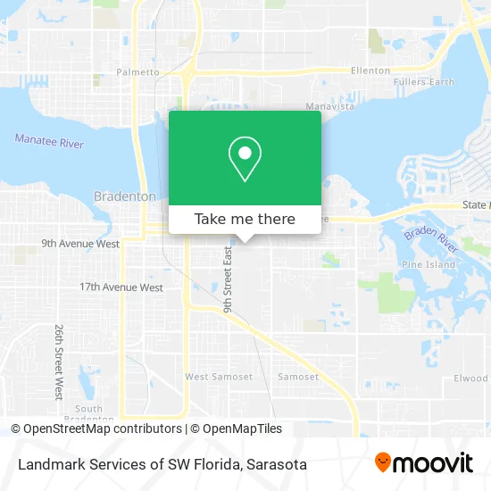 Landmark Services of SW Florida map