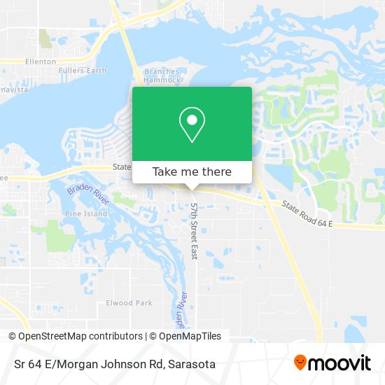 Sr 64 E/Morgan Johnson Rd map