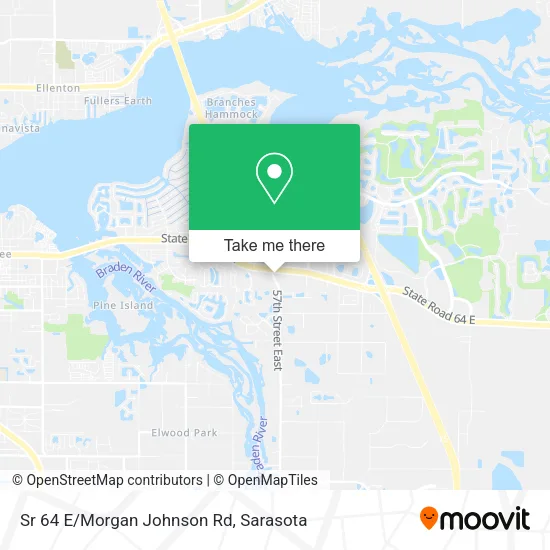 Sr 64 E/Morgan Johnson Rd map