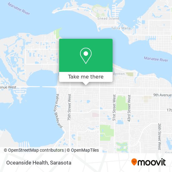 Mapa de Oceanside Health